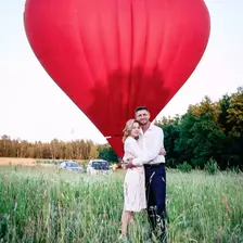аренда воздушного шара для свидания на двоих