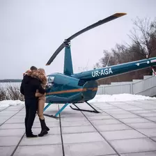 романтический полет на вертолете в киеве вид 1