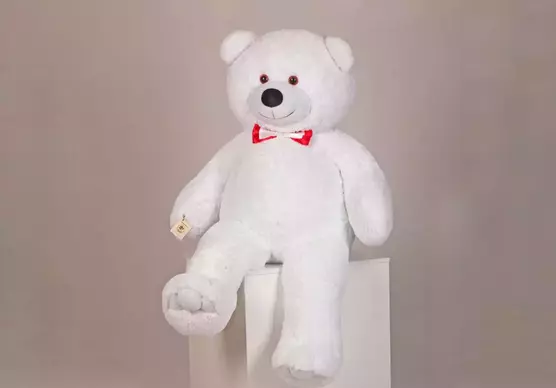 Ведмедик Себастіан, Білий, 160 см