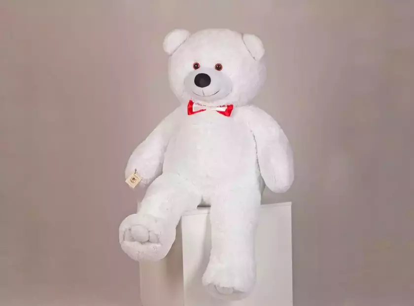 Ведмедик Себастіан, Білий, 160 см